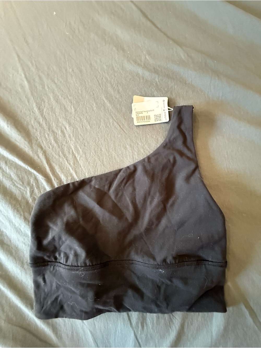 lululemon athletica Black One-Shoulder Sports Bra with Tag